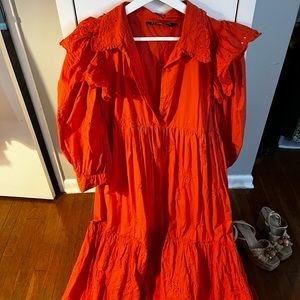 Orange Zara Dress